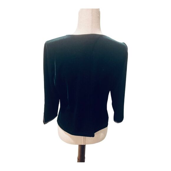 Fast Base Dark Green Velvet Tunic - Picture 10 of 11